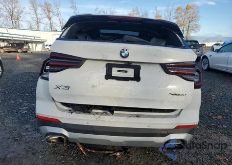 2024 BMW X3 xDrive30I from USA, damaged, VIN WBX57DP03RN266274